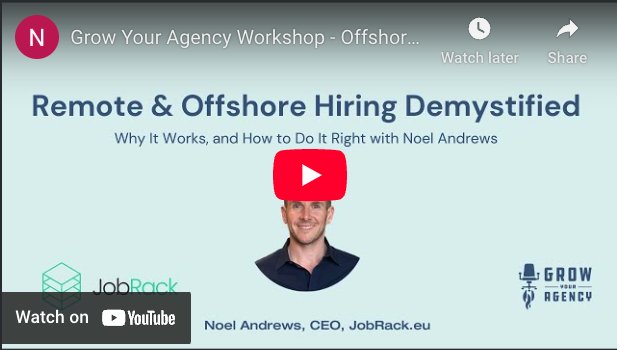 Offshore Hiring Demystified with Noel Andrews from JobRack.eu