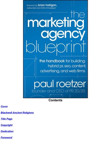 The Marketing Agency Blueprint book cover